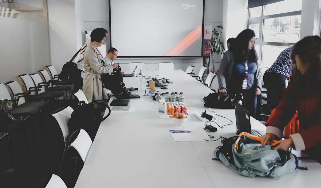 Workshop training group of professionals