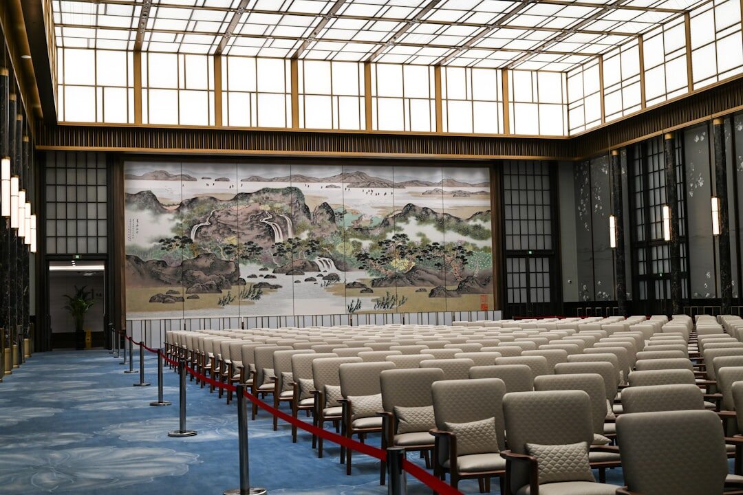 Conference hall with audience
